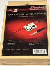 Quick Mount Nanoflex System Klassisch o. Western Gitarre Neu OVP Kabel Pickup