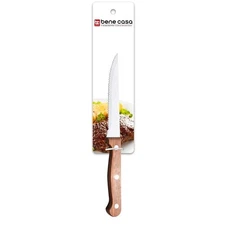 Bene Casa Chef knife with rosewood handle, stainless steel blade, full tang and