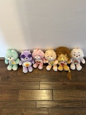 Vintage Kenner Care Bears Plush 13" Lot of 6 Love a lot, Cheer,Bedtime,Friend