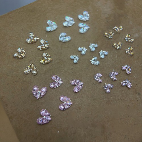 Qpeach 3Pack coeur fleur papillon étoile paillettes pendentif meilleur ami BFF collier de 3 pour les filles amitié bijoux cadeaux  36