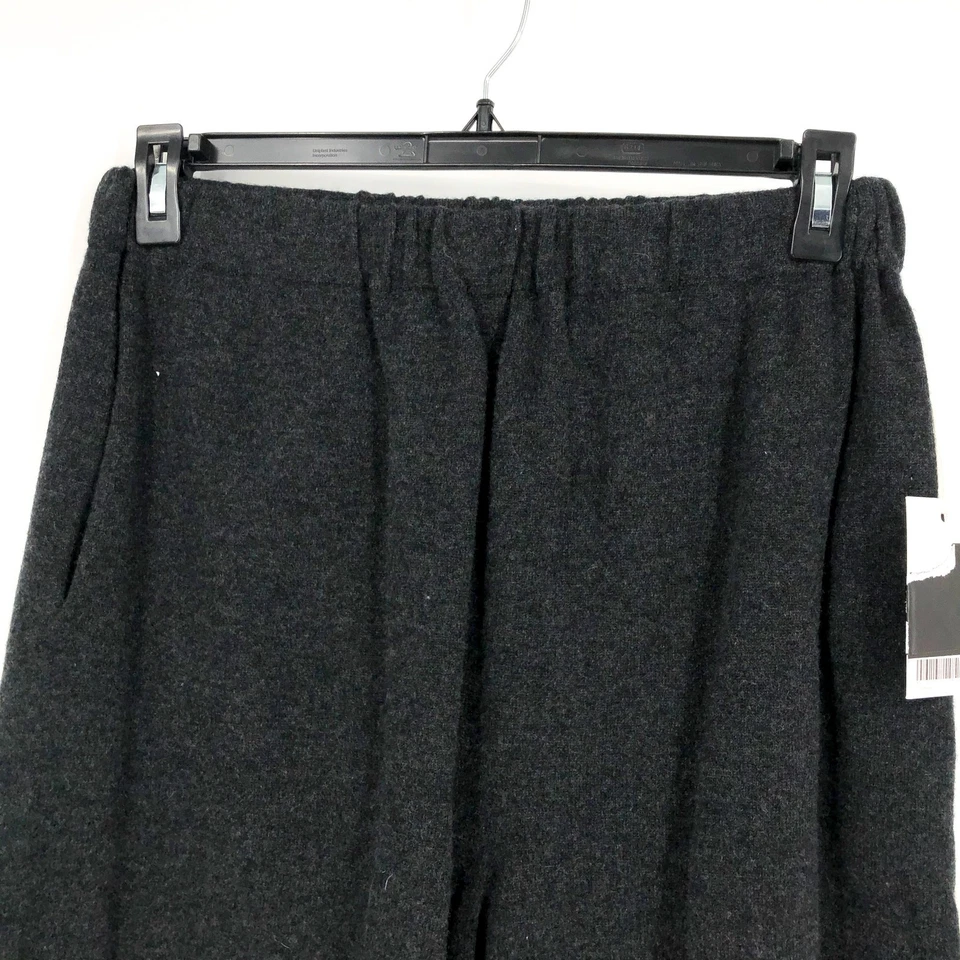 ACTIVE CASHMERE 男式羊绒短裤 XL 灰色运动版型无缝炭黑色全新带标签 — 第 4/4 张图片