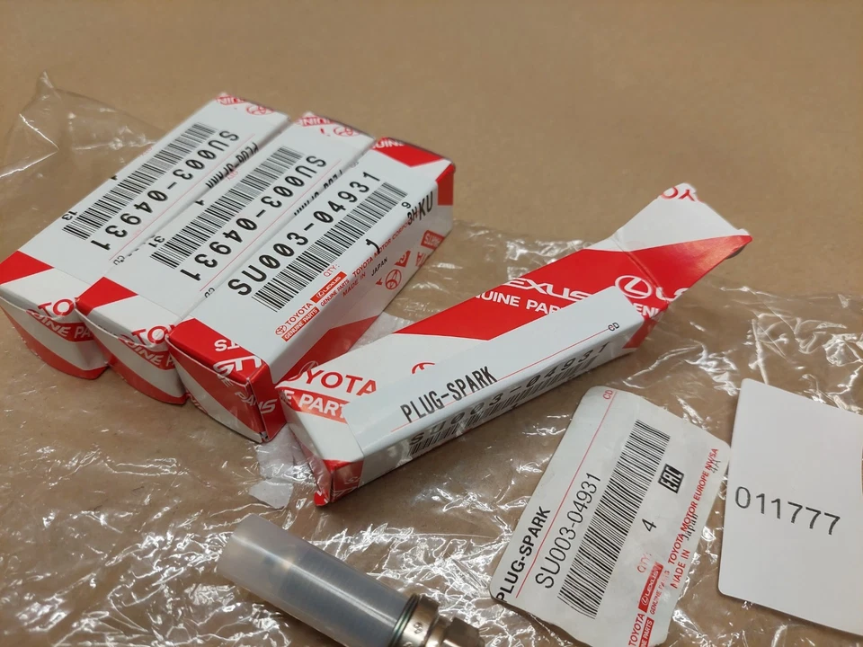 Toyota GR86 Spark Plugs Set 2.4L 2022-2024 SU00304931 FR-S 86 BRZ Genuine NEW - Image 3 of 4