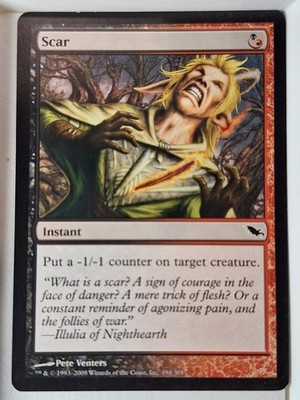 Scar - Shadowmoor - Magic the Gathering MTG Nice!