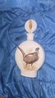 VTG JW Dant Whiskey 1969 Pheasant Milk Glass Field Of Birds Decanter 1st Edition