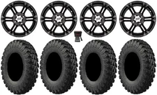 ITP SS212 14" Wheels Black 32" MotoRally Tires Can-Am Commander Maverick