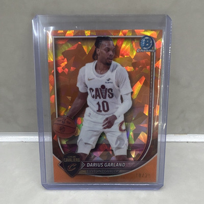 Topps 25-26 Sapphire Bowman Chrome Darius Garland BCV-92 Orange /25 Jersey Match