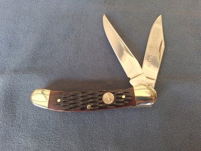 Boker Traditional Series 2.0 Copperhead Jigged Brown Bone Pocket Knife D2 Steel