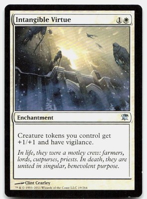 Intangible Virtue 19/264 Uncommon The List Reprints Magic: The Gathering NM