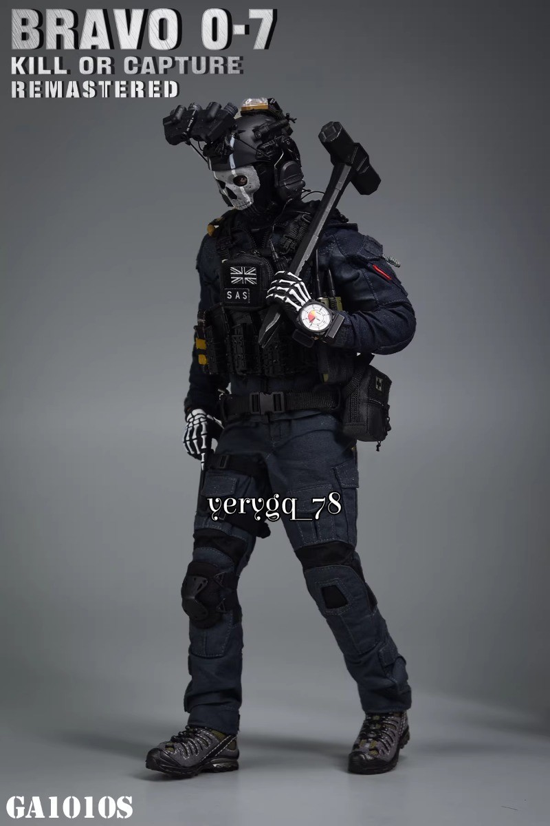 Easy & Simple ES-GA1010S BRAVO 0-7 Ghost 1/6 Action Figure In