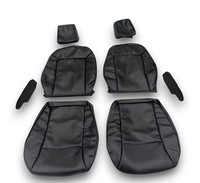 SitzbezüGe Vordersitze Transporter FüR Volkswagen T4 1990–2003 Schwarz