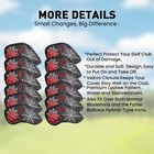 Golf Iron Covers Set Leather Club Headcover Universal Fit Most Irons 12pcs — photo 4