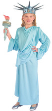 FORO LIL' MISS LIBERTY ESTATUA DE LA LIBERTAD DISFRAZ INFANTIL 8-10 MED 27092