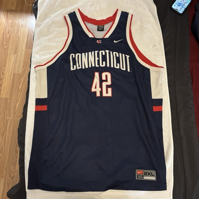 #ad Connecticut Huskies Donyell Marshall #42 Basketball Jersey 2XL Vintage UConn $69.95