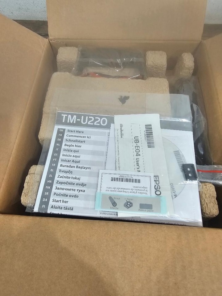 Epson TM-U220B Receipt Printer open box | eBay
