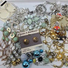 Costume Jewelry Mystery Jar Earrings Lot *Two Pair* Mystery Surprise 