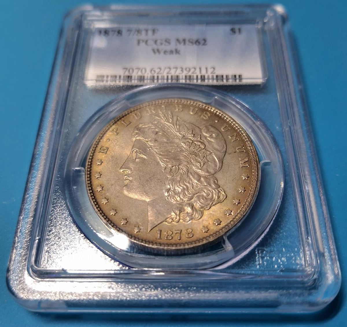 25+ MS 62 Graded 1878 Year Morgan US Dollars (1878-1921) for sale