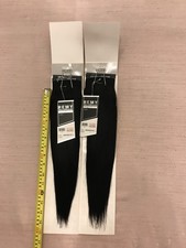 2 Packs of DREAM WEAVER Model Model 14 Color 1 Jet Black 100 Human Hair