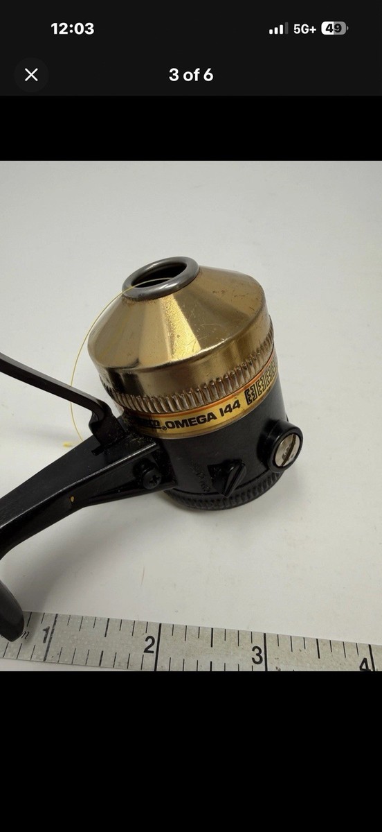 Zebco Omega 144 Spincasting Fishing Reel Trigger Cast U.S. Made