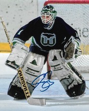 Sean Burke Signed 8×10 Photo Hartford Whalers Autographed COA