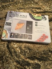 Smart Nutrition Food Scale with TFT Display, Tracks Calories, Fat, Carbs Protein