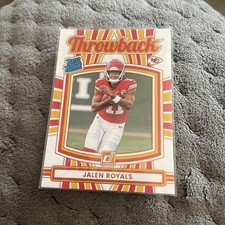 2025 Panini Donruss - Rated Rookies Throwbacks Jalen Royals #50 (RC)