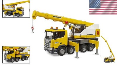 Interactive Scania Super 560R Liebherr Crane Truck with Lights
