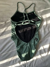 Rare Jolyn Sage Green Darren Swimsuit Size 30