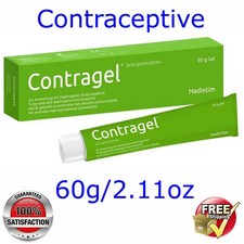 Contragel  Green Contraceptive Gel for diaphragms contraception 60g 02/2027