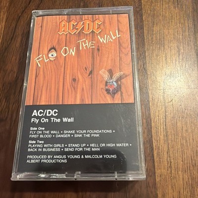 AC/DC cassette tape Lot Live Razor Edge Fly On The Walk