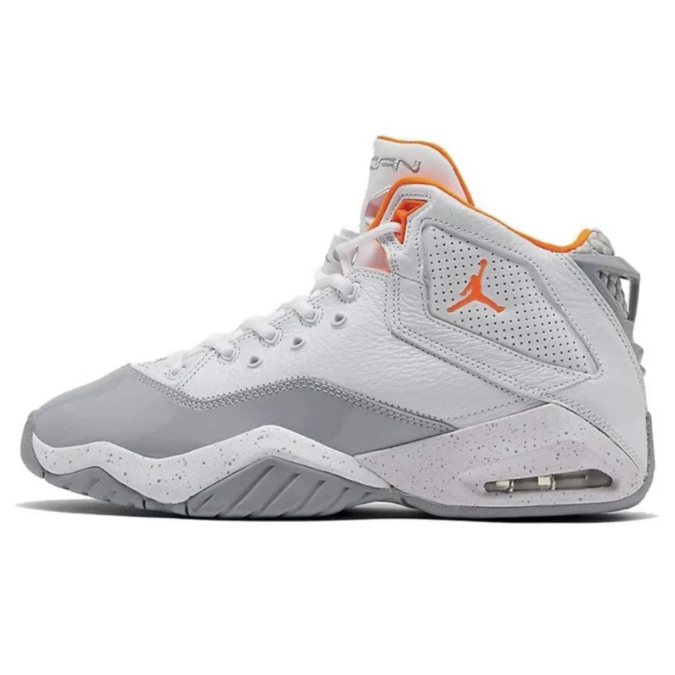 Tenis de baloncesto Nike Jordan B'Loyal blancos naranja total 315317-118 para hombre 9 Foto 2 de 4