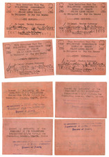 1942 Philippines Province of Culion S244 S251 S252 S253 1c 5c 20c 50 Centavo AU+