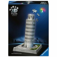 Ravensburger 3D Puzzle Iconics Schiefer Turm Von Pisa Licht Bauwerke 216 Teile