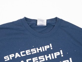 Vintage Lego Movie Video Game Spaceship T-Shirt Men's Size Large Promo