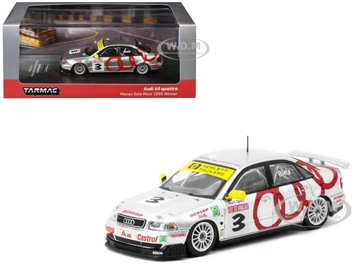 AUDI A4 QUATTRO #3 WINNER MACAU GUIA RACE 1996 1/64 TARMAC WORKS T64-077-96MGP03