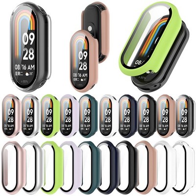 PC+Tempered Glass Screen Full Protector Case Cover For Mi Band 10/Band 10 NFC