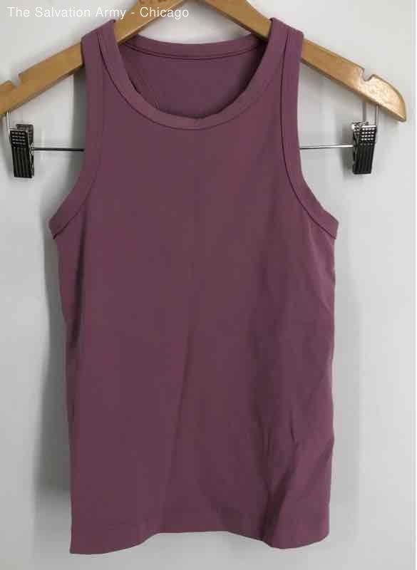 Lululemon Womens Purple Align Sports Racerback Strap Pullover Tank Top Size 2XS