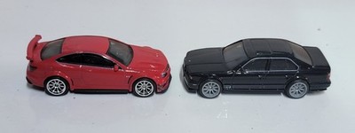Lot of 2 loose Hot Wheels German Perf Premium Cars F&F M5 / C63 AMG Deutschland 