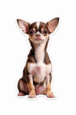 Chihuahua Cute Dog Sticker Decal