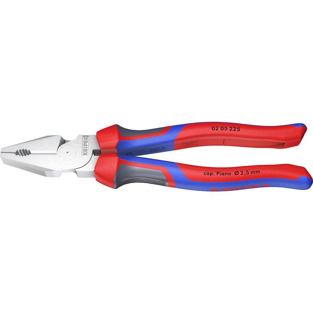 Pince universelle à forte démultiplication Knipex 02 05 225 en acier forgé
