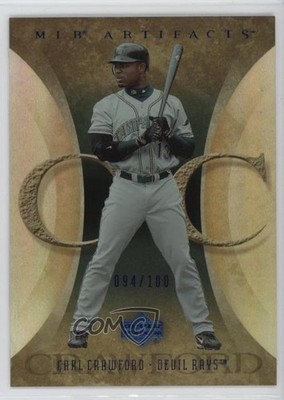 2005 Upper Deck Artifacts Blue 94/100 Carl Crawford #17 8we