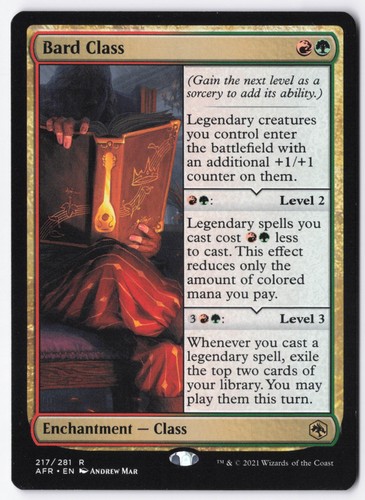 Bard Class #217 Adventures in the Forgotten Realms MTG