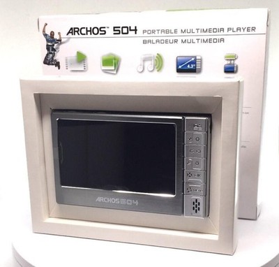 Boxed Archos 504 DVR 160GB 4.3'' LCD Portable Multimedia Player/Recorder (500870)