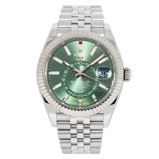 Rolex 42MM Sky-Dweller Steel Green Jubilee 336934 - 2026 Card