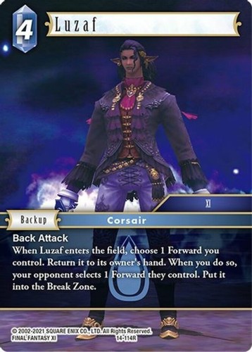 Near Mint FFTCG Luzaf - 14-114R Opus XIV: Crystal Abyss Final