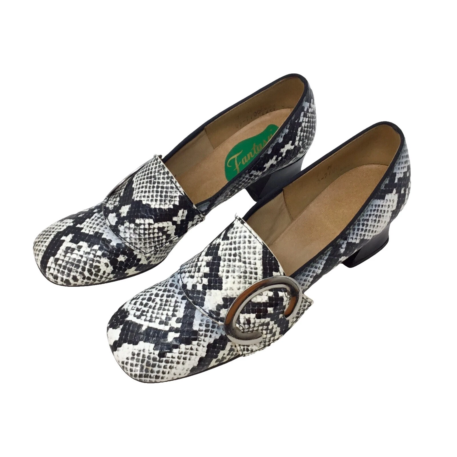 Patent Leather Heels Vintage Shoes for Women