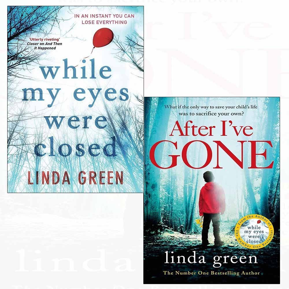 Linda Green Collection 2 Books Set While My Eyes Were Closed After I've Gone NEW