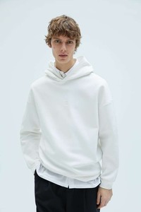 zara basic moletom com capuz sweatshirt