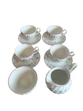 Vintage Johnson Brothers Porcelain Chintz 10 Piece Tea Set