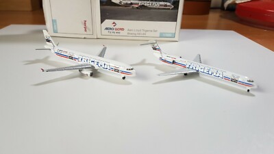 Herpa 1:500 Aero Lloyd A321 + MD83 Trigema Clrs Set of 2 models Ltd edt