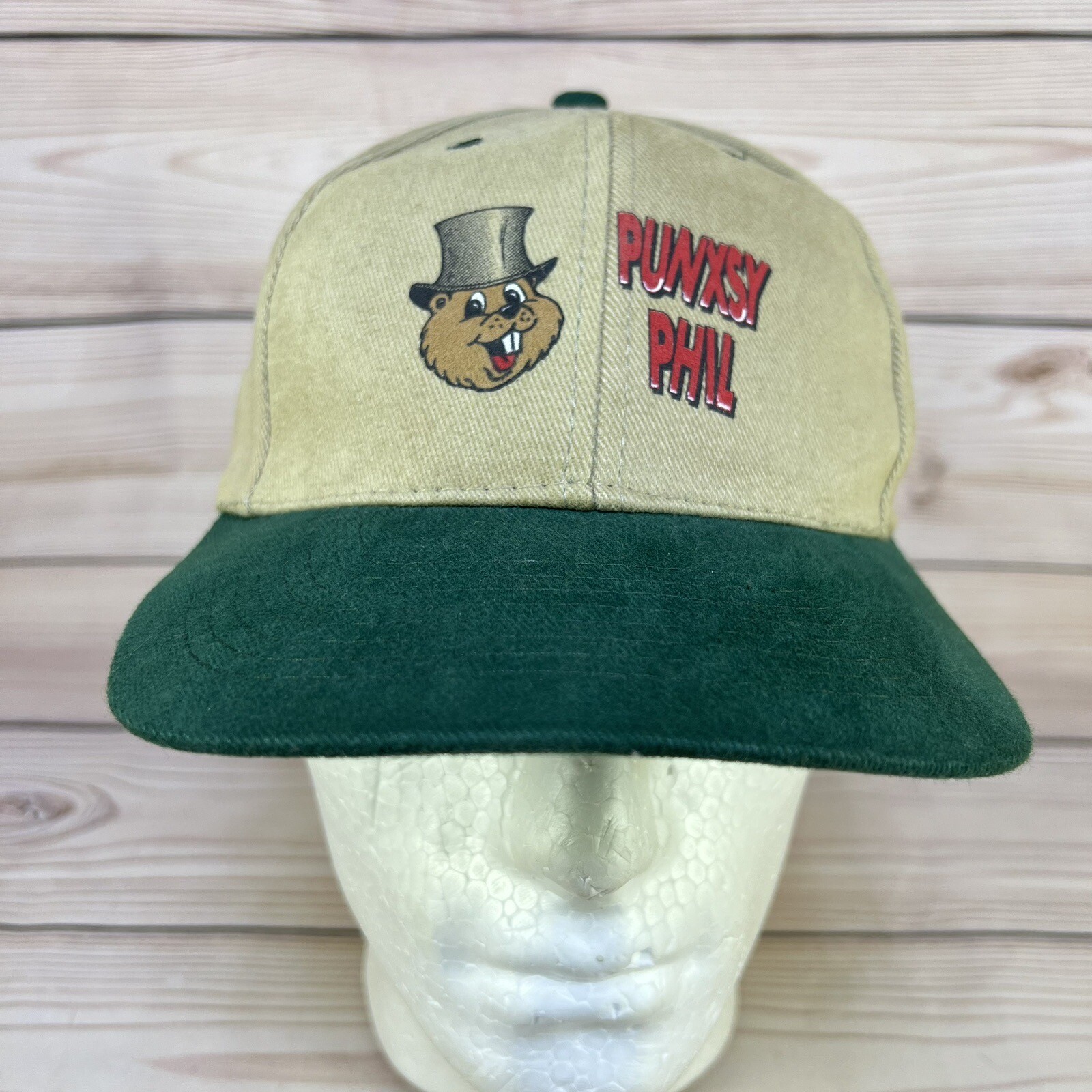 Punxsy Phil Cap Punxsutawney PA Strapback Dad Hat Groundhog Day